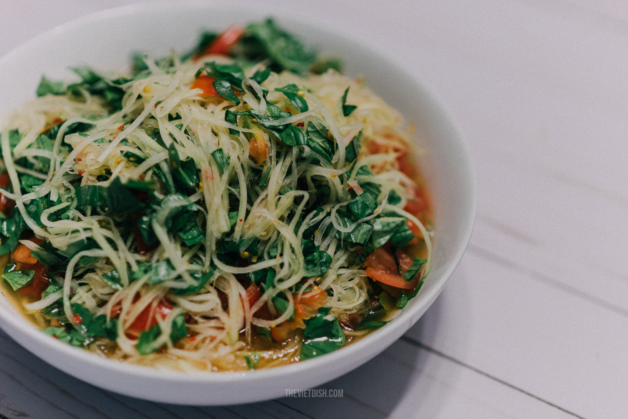 how to make vietnamese papaya salad