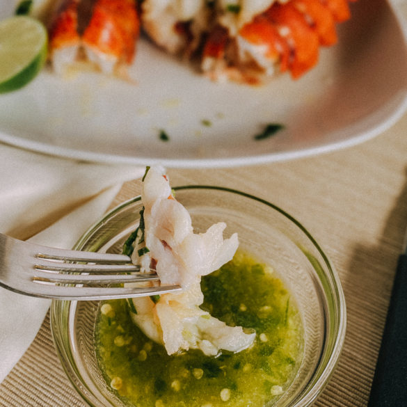 baked lobster tail with onion butter recipe how to make baked lobster tail with onion butter